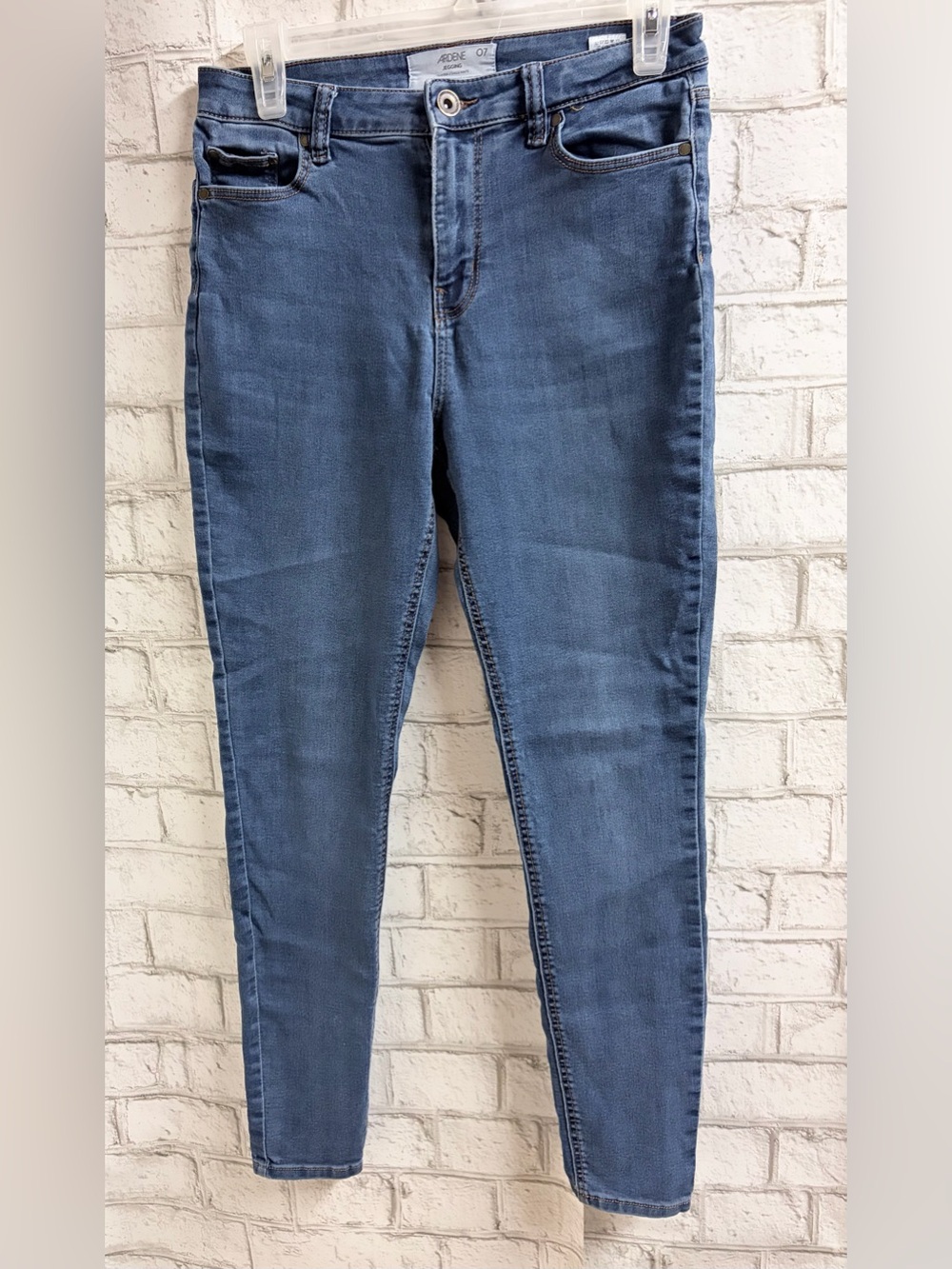 Ardene Women's Mid-Blue High-Rise Skinny Jeggings